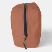 Bridesmaid Modernes Skript Kosmetik Terracotta Waschbeutel (Rechts)