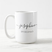Bridesmaid Name Ich kann nicht sagen, dass ich ohn Kaffeetasse (Links)