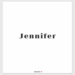 Bridesmaid Name Monogram Wedding Brautparty Aufkleber