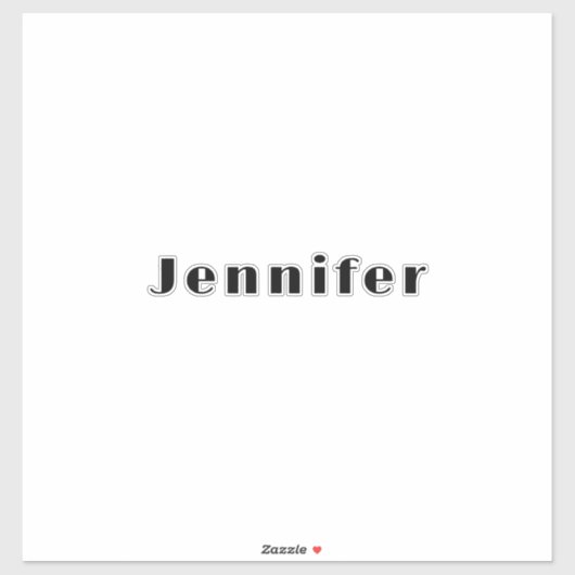 Bridesmaid Name Monogram Wedding Brautparty Aufkleber (Blatt)