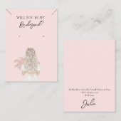Bridesmaid Necklace & Earring Juwelier Display Car Visitenkarte (Vorne/Hinten)