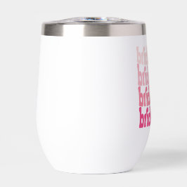 Bridesmaid niedlich Retrosa, personalisiert mit Na