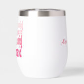 Bridesmaid niedlich Retrosa, personalisiert mit Na (Rückseite)