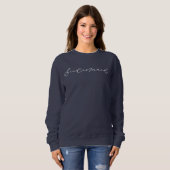 Bridesmaid Niedlich Script Bachelorette/Brautparty Sweatshirt (Vorne ganz)