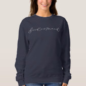 Bridesmaid Niedlich Script Bachelorette/Brautparty Sweatshirt (Vorderseite)