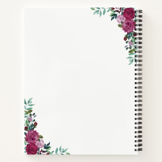 Bridesmaid-Notizbuch | alternative Idee Notizbuch (Rückseite)