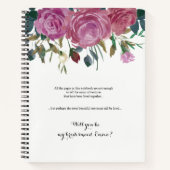 Bridesmaid-Notizbuch | alternative Idee Notizbuch (Vorderseite)