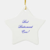 Bridesmaid Ornament (Hinten)