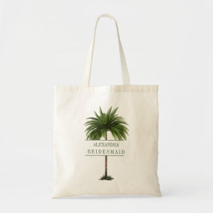 Bridesmaid Palm Tree Tragetasche