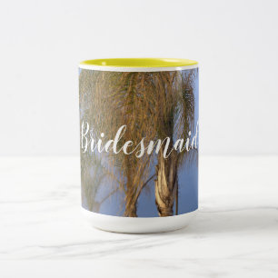 Bridesmaid Palm Trees Hochzeiten Tasse