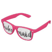 Bridesmaid Party Brille mit Handschrift Partybrille (Schrägansicht)
