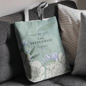 Bridesmaid Peony | Sage Green & White Tasche