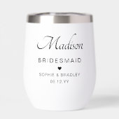 Bridesmaid Personalisiert Name Wedding Party (Rückseite)