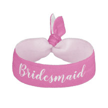 Bridesmaid Pink White Wedding Party Geschenk