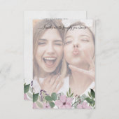 Bridesmaid Proposal with Selfie on Floral Garland (Vorne/Hinten)