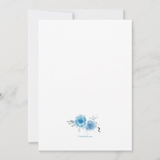 Bridesmaid Request Card Einladung (Rückseite)