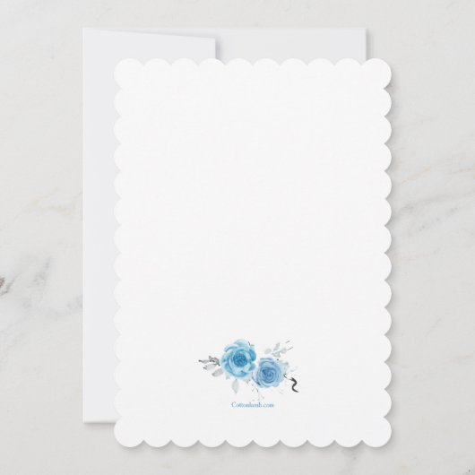 Bridesmaid Request Card Einladung (Rückseite)