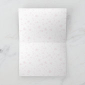 Bridesmaid Request Pink Heart Einladung (Innenseite)