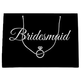 Bridesmaid Ring Große Geschenktüte