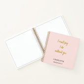 Bridesmaid-Rosa-Zitat Notizblock (Innenseite)