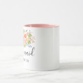 Bridesmaid Rose Bouquet Tasse (Zentrum)