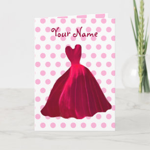 BRIDESMAID ROSE RED Velvet Gown V5 Einladung