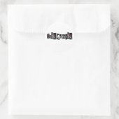 Bridesmaid Runder Aufkleber (Tasche)