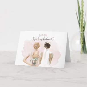 Bridesmaid - Sarah Note Card Karte