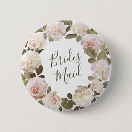Bridesmaid-Schaltfläche für Vintage französische R Button