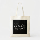 Bridesmaid Script Brautparty Wedding Tote Bag Tragetasche (Vorne)