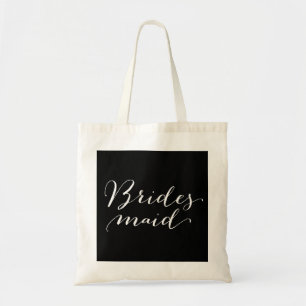 Bridesmaid Script Brautparty Wedding Tote Bag Tragetasche