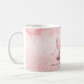 Bridesmaid Script Imitats Rose Gold + Snow Bokeh Kaffeetasse (Links)