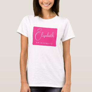 Bridesmaid Script Junggeselinnen-Abschied Womens P T-Shirt