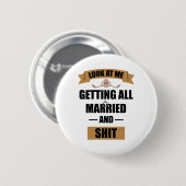 Bridesmaid Shirt Betrunken Junggeselinnen-Abschied Button (Vorne & Hinten)