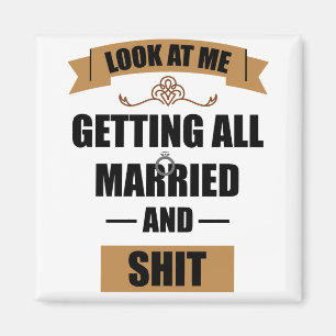 Bridesmaid Shirt Betrunken Junggeselinnen-Abschied Magnet
