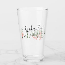 Bridesmaid spendet floral Tumbler Wedding Party Ge