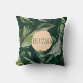 Bridesmaid spendet Junggeselinnen-Abschied Gefalle Kissen