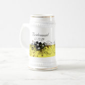 Bridesmaid Stein - Gelb Bierglas (Vorderseite Links)