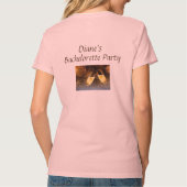 Bridesmaid-T - Shirt für Junggeselinnen-Abschied (Rückseite)