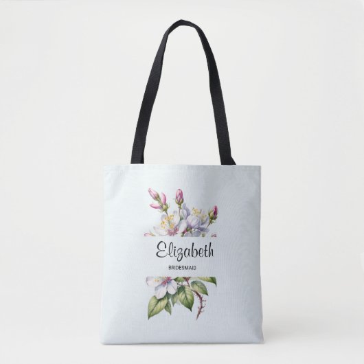 Bridesmaid-Tasche mit zartem Blumendesign Tasche (Vorderseite)