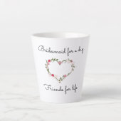 Bridesmaid-Tasse Milchtasse (Vorderseite)