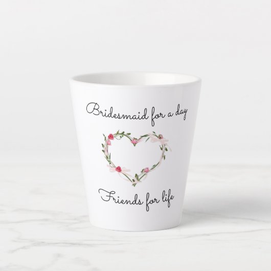 Bridesmaid-Tasse Milchtasse (Vorderseite)