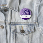 BRIDESMAID-Taste mit LILA Rose V3 Button (Beispiel)