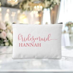 Bridesmaid - Team Bride! Geschenkname Zubehörtasche