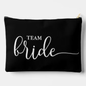 Bridesmaid - Team Bride! Geschenkname Zubehörtasche (Rückseite)