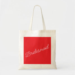 Bridesmaid Tote Bag Geschenk Rosa Brautparty Tragetasche