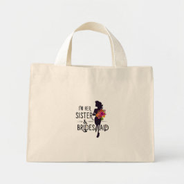 Bridesmaid Tote Bag Mini Stoffbeutel