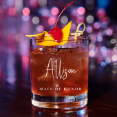 Bridesmaid Trauzeugin Chic Wedding Whiskyglas