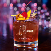 Bridesmaid Trauzeugin Chic Wedding Whiskyglas