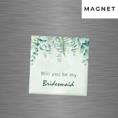 Bridesmaid Trauzeugin Eukalyptusgrün Magnet